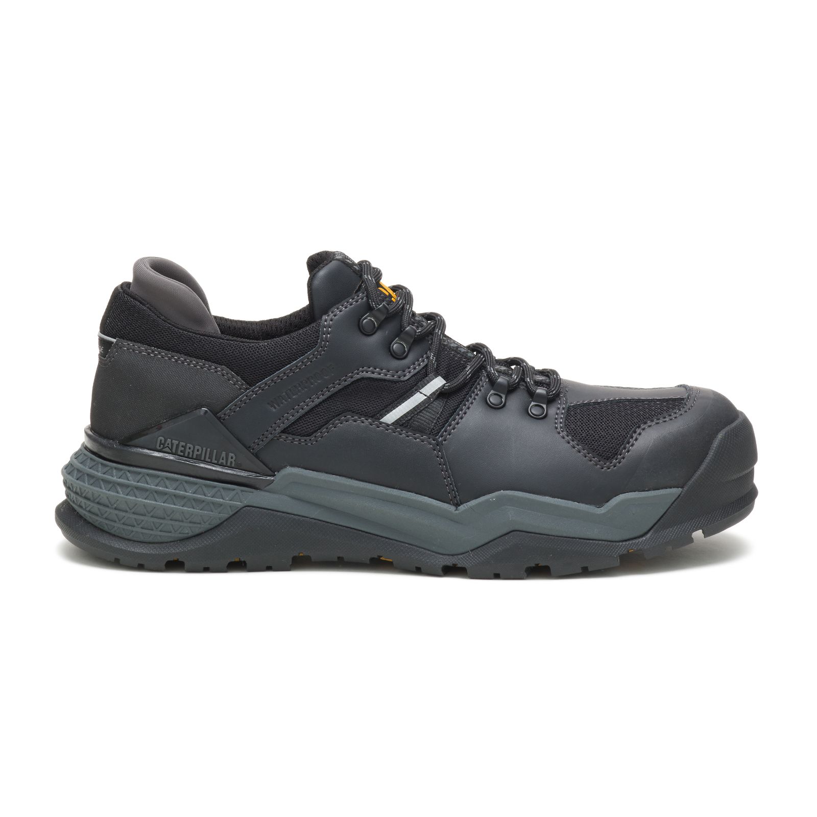 Caterpillar Work Shoes Online UAE - Caterpillar Provoke Lo Waterproof Alloy Toe Mens - Black WYVPKL706